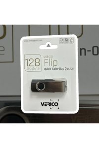 Verico Flip USB 2.0 Usb Type-A 128 GB Flash Bellek Gümüş