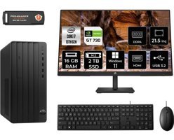 Hp Pro 290 G9 8T2X1ESMNT2414 Harici GeForce GT 730 Intel Core i7 13700 16 GB Ram 2 TB SSD Tower Windows 11 Pro 21.5 inç Monitörlü Masaüstü Oyuncu Bilgisayarı + PER4 BELLEK
