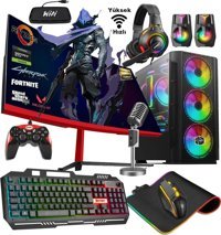 Zeiron PTX95 Harici GeForce GTX 1660 Super AMD Ryzen 5 3600 32 GB Ram 512 GB + 1 TB SSD Tower FreeDos 27 inç Monitörlü Masaüstü Oyuncu Bilgisayarı