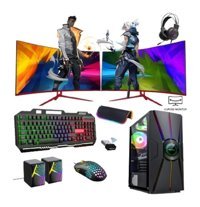 Xaser XSR315 Harici Radeon RX 580 Intel Core i5 4440 16 GB Ram 256 GB SSD Tower FreeDos 24 inç Monitörlü Masaüstü Oyuncu Bilgisayarı