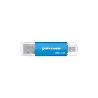 Yvonne Yt601-2 Çift Taraflı USB 2.0 Usb Type-A 128 GB Flash Bellek Siyah