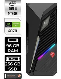MSI Mag Infinite S3 14NUE51839EUP376 Harici GeForce RTX 4070 Intel Core i5 14400F 96 GB Ram 256 GB SSD Tower Windows 11 Pro Masaüstü Oyuncu Bilgisayarı + PER4 BELLEK