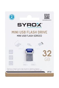 Syrox SYX-Uf32 Mini USB 3.0 Usb Type-A 32 GB Flash Bellek Gümüş