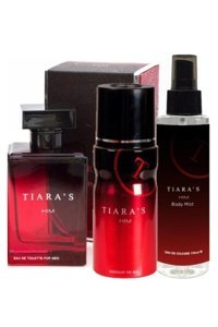 Tiaras Him 3 Parça Erkek Parfüm Deodorant Seti EDT
