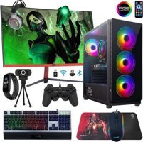 Turbox Viper Dahili Intel HD Graphics 2500 Intel Core i5 3470 16 GB Ram 1 TB HDD + 256 GB SSD Tower FreeDos 23.6 inç Monitörlü Masaüstü Oyuncu Bilgisayarı