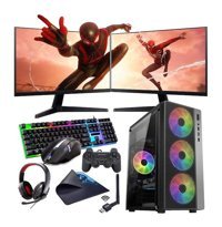 Rowork RKT660498 Harici GeForce GTX 1650 Intel Core i5 12400F 16 GB Ram 480 GB SSD Tower FreeDos 24 inç Monitörlü Masaüstü Oyuncu Bilgisayarı