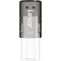 Lexar Jumpdrive S60 USB 2.0 Usb Type-A 16 GB Flash Bellek Gri Siyah