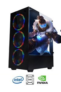 Ramtech Full Force FF97 Harici GeForce GTX 1650 Intel Core i5 4570 16 GB Ram 500 GB HDD + 256 GB SSD Tower FreeDos Masaüstü Oyuncu Bilgisayarı
