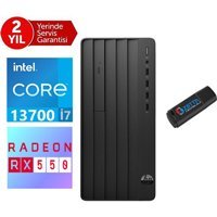 Hp 290 Pro G9 2624A8ET48 Harici Radeon RX 550 Intel Core i7 13700 16 GB Ram 1 TB SSD Tower Windows 11 Pro Masaüstü Oyuncu Bilgisayarı + Zetta Flash Bellek