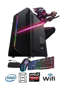 Ramtech DG111 Harici Radeon R7 240 Intel Core i5 3470 16 GB Ram 500 GB HDD + 256 GB SSD Tower FreeDos Masaüstü Oyuncu Bilgisayarı