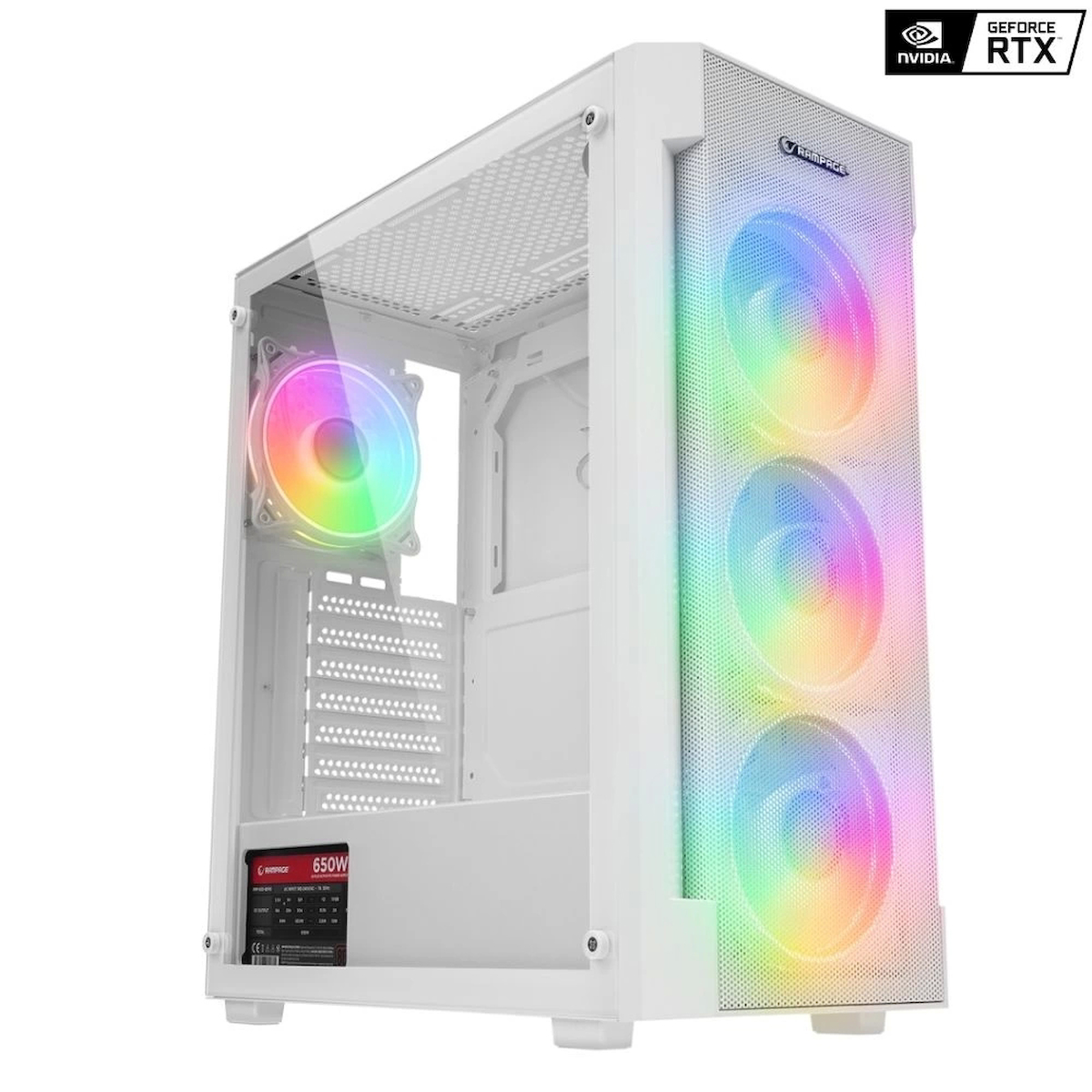 Creature CRTG44 Harici GeForce RTX 4060 Intel Core i5 14400F 16 GB Ram 512 GB SSD Tower FreeDos Masaüstü Oyuncu Bilgisayarı