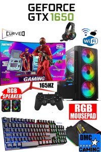 Dmc N230 Harici GeForce GTX 1650 Intel Core i5 3470 16 GB Ram 1 TB HDD + 256 GB SSD Tower FreeDos 23.8 inç Monitörlü Masaüstü Oyuncu Bilgisayarı
