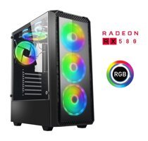 Xaser XSR312 Harici Radeon RX 580 Intel Core i5 4590 16 GB Ram 512 GB SSD Tower FreeDos Masaüstü Oyuncu Bilgisayarı