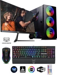 Izoly Altairus Harici GeForce GTX 1660 Super Intel Core i3 10100F 8 GB Ram 512 GB SSD Tower FreeDos 24 inç Monitörlü Masaüstü Oyuncu Bilgisayarı