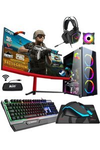 Zeiron BX27 Harici GeForce GTX 1050 Tİ Intel Core i5 3470 16 GB Ram 500 GB HDD + 256 GB SSD Tower FreeDos 27 inç Monitörlü Masaüstü Oyuncu Bilgisayarı