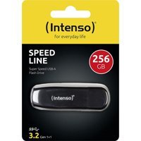 Intenso Speed Line USB 3.2 Usb Type-A 256 GB Flash Bellek Siyah