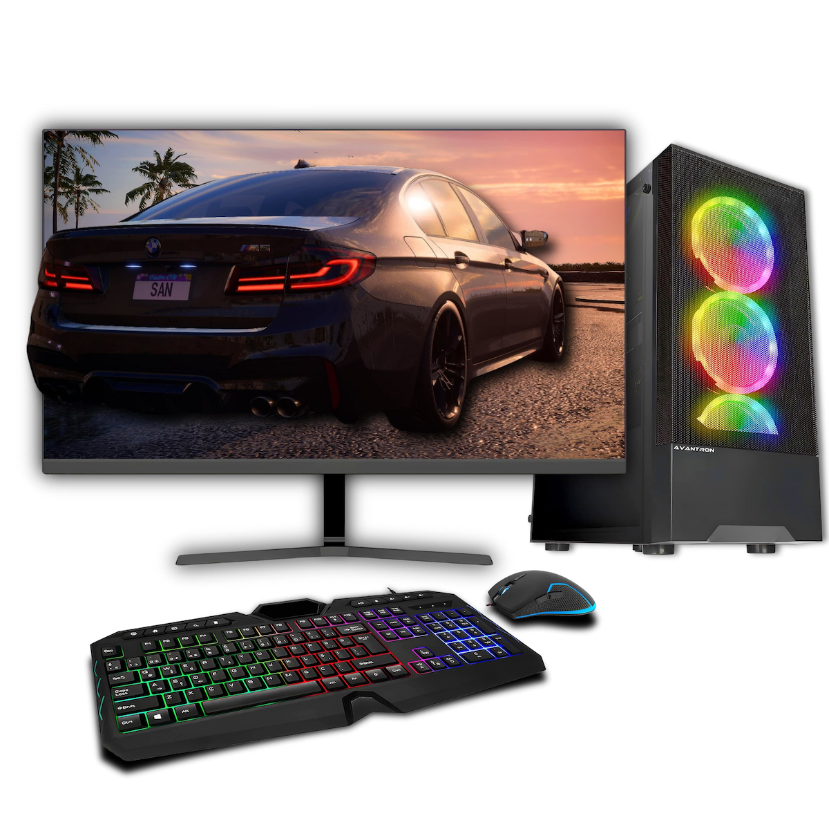 Avantron GMX7827 Harici GeForce RTX 3050 AMD Ryzen 7 5800X 16 GB Ram DDR4 512 GB SSD Tower FreeDos 27 inç Monitörlü Masaüstü Oyuncu Bilgisayarı