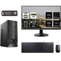 Lenovo Thinkcentre Neo 50T 11SC001ATXMNT2329 Harici GeForce GT 730 Intel Core i3 12100 32 GB Ram 2 TB SSD Tower FreeDos 21.5 inç Monitörlü Masaüstü Oyuncu Bilgisayarı + PER4 BELLEK
