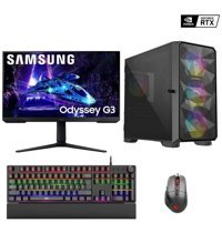 Creature CRTG6 Harici GeForce RTX 4060 AMD Ryzen 5 5600 16 GB Ram DDR4 512 GB SSD Tower FreeDos 24 inç Monitörlü Masaüstü Oyuncu Bilgisayarı
