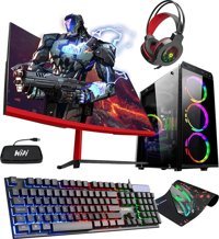 Zeiron Rapid X80 Harici GeForce GTX 1050 Tİ Intel Core i5 10400F 16 GB Ram 512 GB SSD Tower FreeDos 24 inç Monitörlü Masaüstü Oyuncu Bilgisayarı