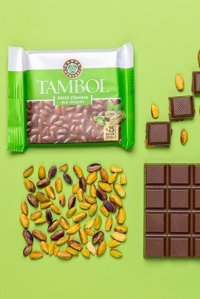 Kahve Tambol Antep Fıstıklı Çikolata 100 gr