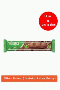 Ülker Baton Antep Fıstıklı Çikolata 14 gr 24 Adet