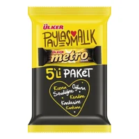 Ülker Metro Karamelli Çikolata 36 gr 5 Adet