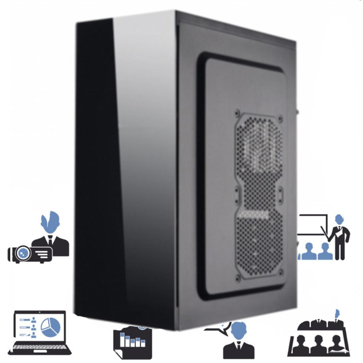 Oleas WKS119 Dahili Intel HD Graphics Intel Core i7 2600 8 GB Ram DDR3 128 GB SSD Tower FreeDos Masaüstü Bilgisayar
