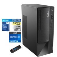 Lenovo Thinkcentre Neo 50T Gen 4 112JB005ATR05 Dahili Intel UHD Graphics 770 Intel Core i7 13700 8 GB Ram 4 TB SSD Tower FreeDos Masaüstü Bilgisayar + Zetta Flash Bellek