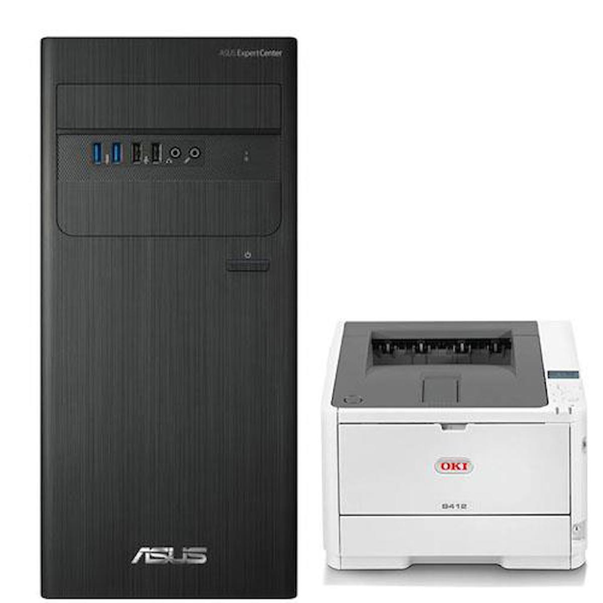 Asus D500TD-İ71270016512DSA45 Dahili Intel UHD Graphics 770 Intel Core i7 12700 16 GB Ram 512 GB SSD Tower Windows 11 Pro Masaüstü Bilgisayar + Yazıcı
