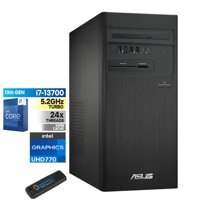 Asus S500TE-I7161TBB0D A1S500TE-I7161TBB0D16 Dahili Intel UHD Graphics 770 Intel Core i7 13700 64 GB Ram 256 GB SSD Tower FreeDos Masaüstü Bilgisayar + Zetta Flash Bellek