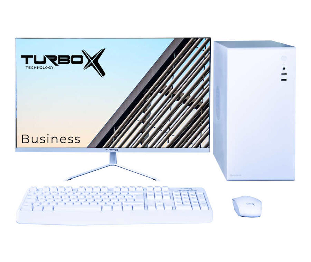 Turbox TX4369 Dahili Intel HD Graphics 530 Intel Core i5 6400 16 GB Ram DDR4 256 GB SSD Tower FreeDos 23.8 inç Monitörlü Masaüstü Bilgisayar