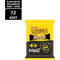 Ülker Metro Karamelli Çikolata 36 gr 4 Adet