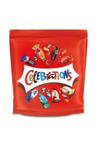 Celebrations Bars Sharing Pouch Hindistan Cevizli-Kahveli-Sütlü Çikolata 370 gr