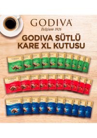 Godiva Kare Çilekli-Sütlü Çikolata