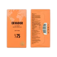 Kahve Ekvador Sütlü Çikolata 100 gr