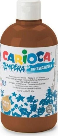 Carioca Tempera Kahverengi 500 ml Guaj Boya