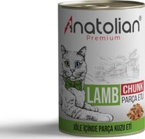 Anatolian Premium Kuzu Eti Parça Etli Yaş Kedi Maması 400 gr