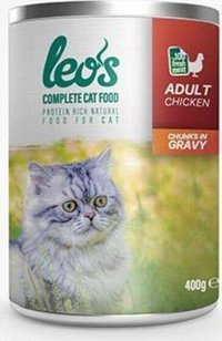 Leos Tavuk Soslu Yaş Kedi Maması 400 gr