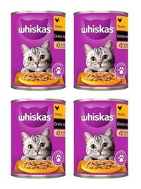 Whiskas Tavuk Yaş Kedi Maması 4x400 gr