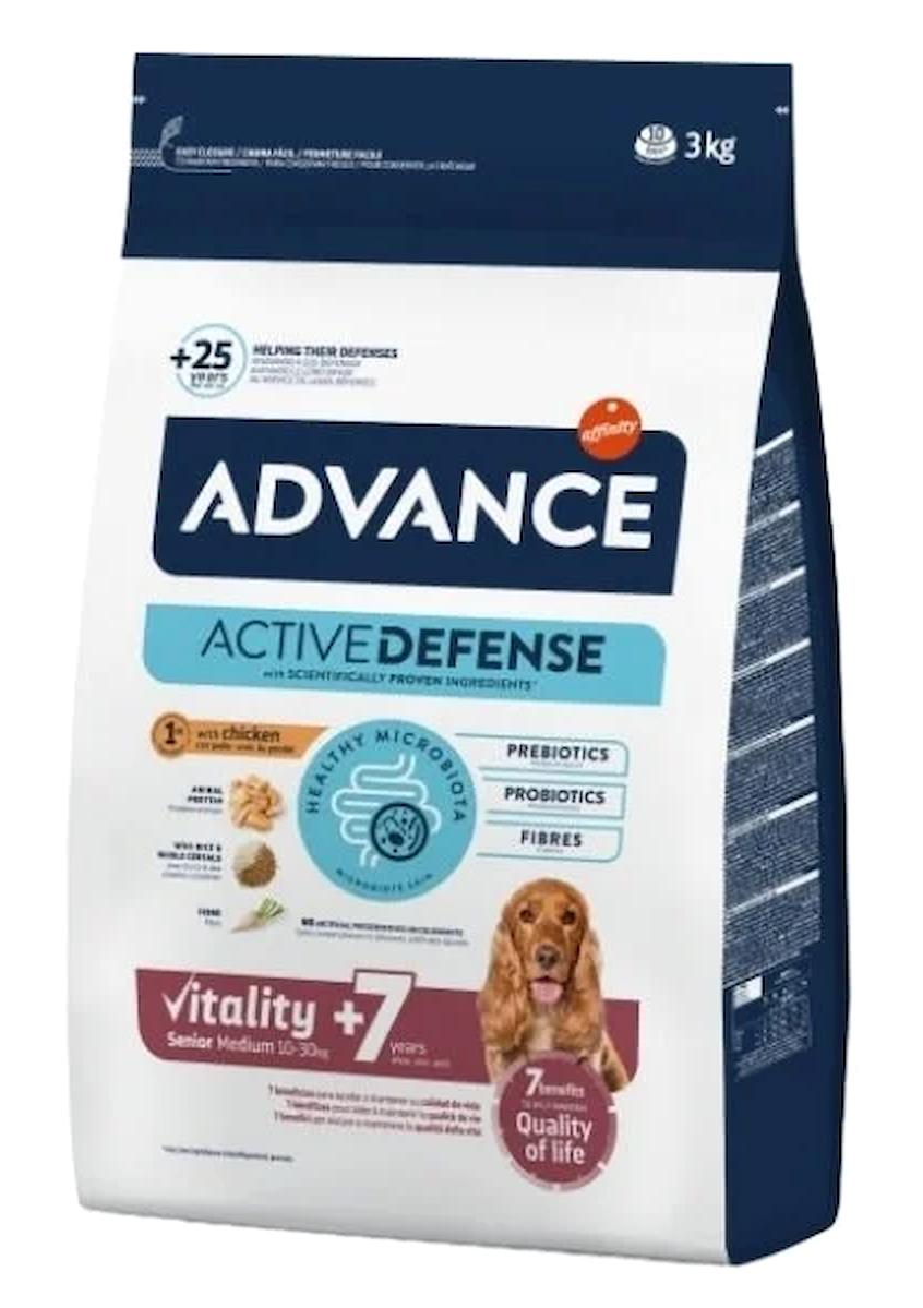 Advance Senior Tavuk Orta Irk Yetişkin Köpek Maması 3 kg