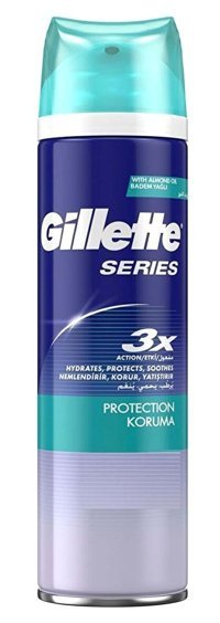 Gillette Series Protection Seyahat Boyu Hassas Ciltler İçin Tıraş Köpüğü 200 ml
