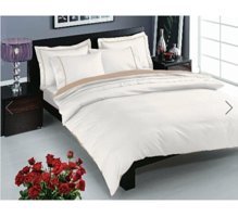 Taç Prestige 4 Mevsim 200x220 cm Çarşaflı Çift Kişilik Nevresim Takımı Ekru