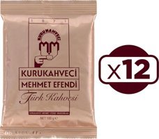 Kurukahveci Mehmet Efendi Sade Türk Kahvesi 12x100 gr