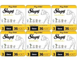 Sleepy Extra Organik Ultra İnce 36'lı Hijyenik Ped 6 Adet