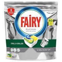 Fairy Platinum Plus Limon Tablet Bulaşık Deterjanı 60 Adet