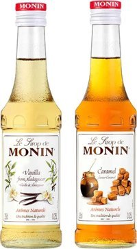 Monin Karamel - Vanilya Kahve Şurubu 2x250 ml