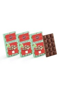 Elit Prebiyotik Fındıklı Çikolata 60 gr 3 Adet
