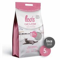 Leo's Baby Powder Kokulu Topaklanan İnce Taneli Bentonit Kedi Kumu 5 lt