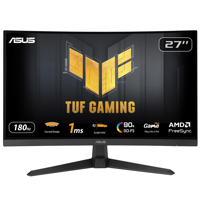 Asus TUF Gaming VG27VQ3B 180 Hz 1 ms 27 inç FHD Curved Dokunmatik VA HDMI Freesync 1920x1080 px LED Monitör